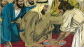 Ver Jesús les lava los pies a sus seguidores (Juan 13.1-17)